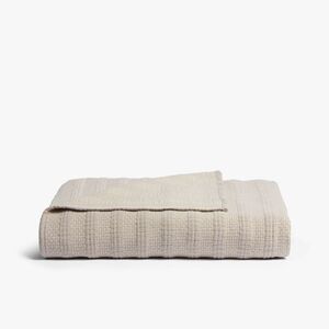Open Box - Parachute - Desert Stripe Bed Blanket Queen/King Na Natural